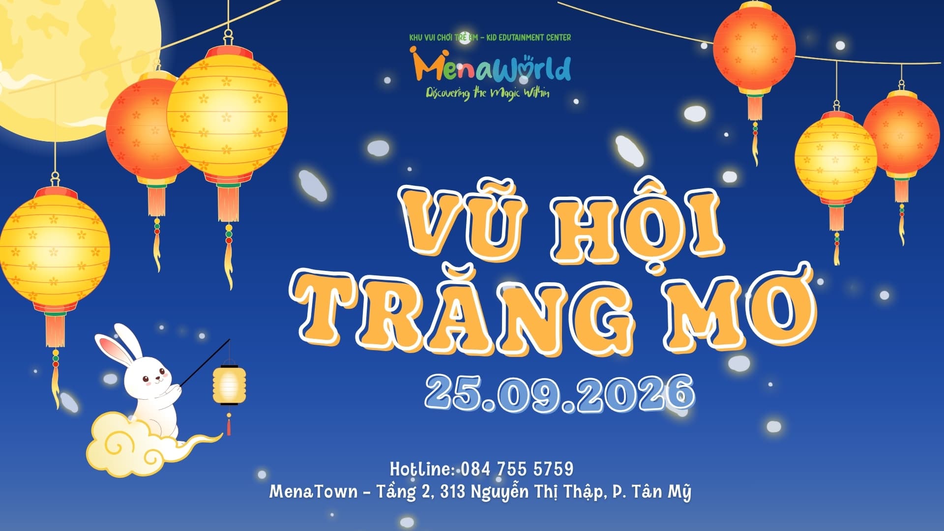 Vũ Hội Trăng Mơ: Đón Trung Thu rộn ràng tại MenaWorld Nguyễn Thị Thập